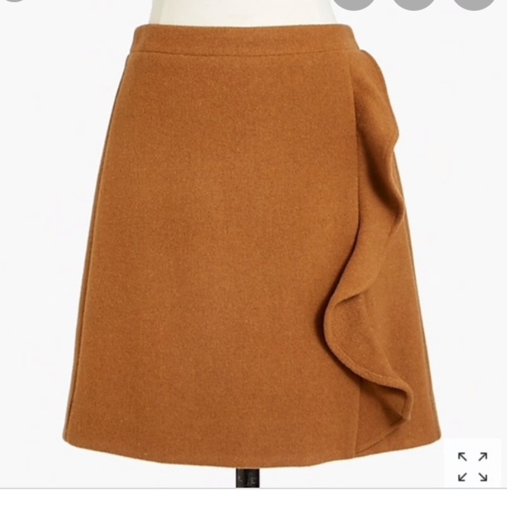 J. Crew wool skirt in camel